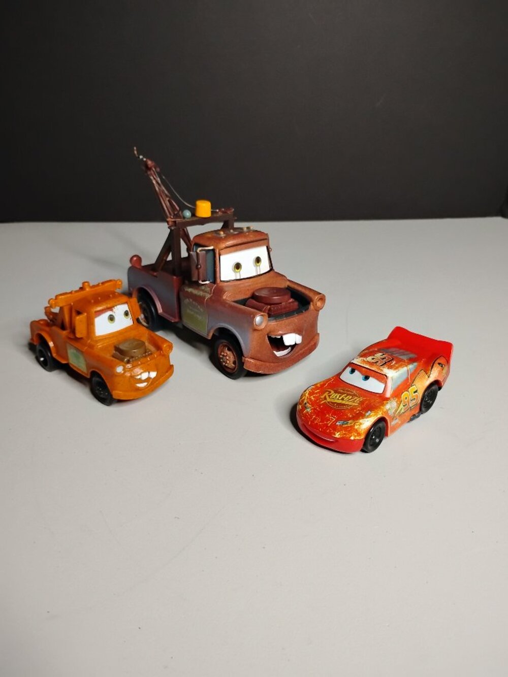 Disney Store Rocking Tow Mater, McDonald’s 2006 Lighting McQueen & Mater Cars